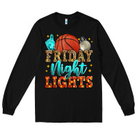 Black friday night lights basketball Long Sleeve Tee - Zillion Design Studio