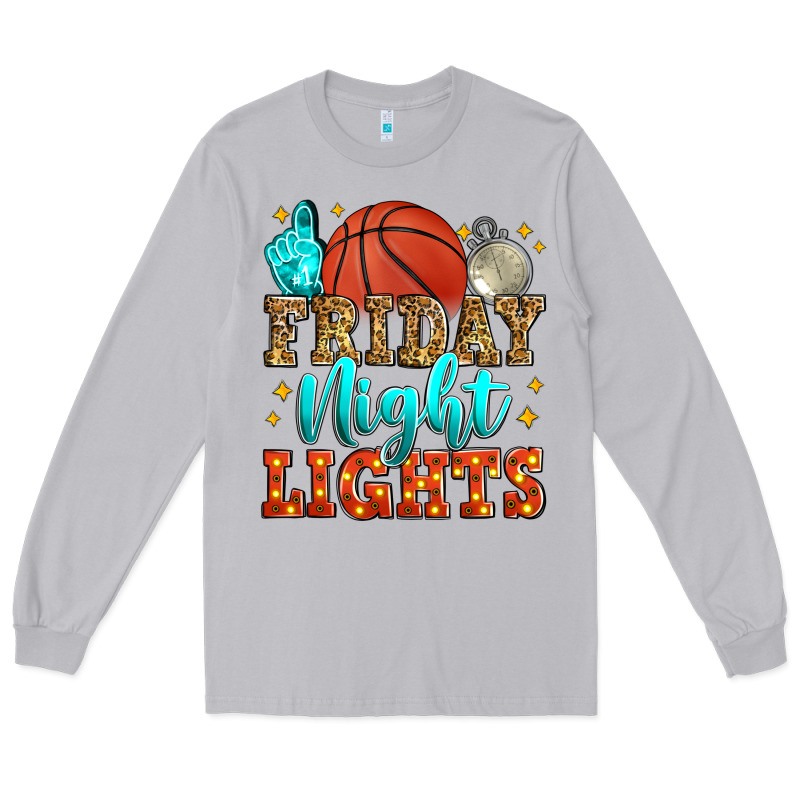 Friday Night Lights Basketball Long Sleeve Tee by Zillion Design Studio | Teevron