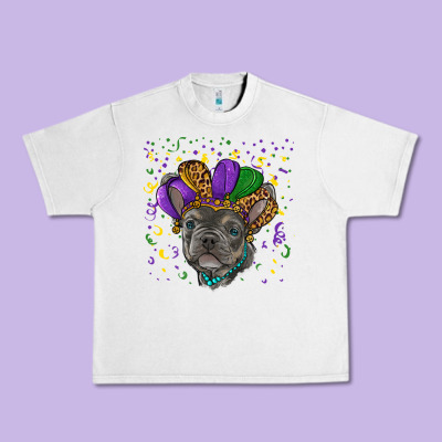 Urban Heavy Tee mardi gras french bulldog
