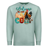 Seafoam welcome to our coop Premium Sweatshirt - Artiststas