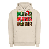Pigment French Oak Christmas Mama Urban Hoodie - BundleAndBundleShop