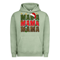 Pigment Oil Green Christmas Mama Urban Hoodie - BundleAndBundleShop