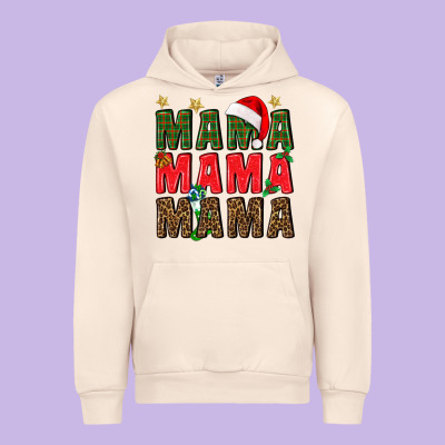 Christmas Mama Urban Hoodie Designed By Bundleandbundleshop