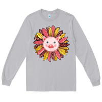 Moon Dust pig sunflower Long Sleeve Tee - RanaPortraitStore