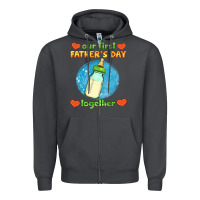 Smoke our first father's day together and baby bottle Zipper Hoodie - HRA Design Shop