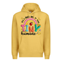 Antique Gold its a good day to teach tiny humans Premium Hoodie - MaliasSmallBusiness