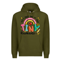 Army Green its a good day to teach tiny humans Premium Hoodie - MaliasSmallBusiness