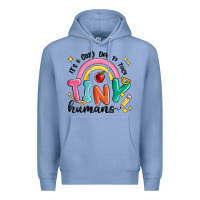 Colony Blue its a good day to teach tiny humans Premium Hoodie - MaliasSmallBusiness