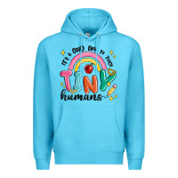 Ocean Blue its a good day to teach tiny humans Premium Hoodie - MaliasSmallBusiness