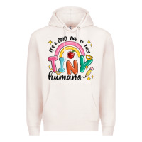 Pale Pink its a good day to teach tiny humans Premium Hoodie - MaliasSmallBusiness