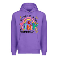 Purple its a good day to teach tiny humans Premium Hoodie - MaliasSmallBusiness