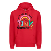Red its a good day to teach tiny humans Premium Hoodie - MaliasSmallBusiness
