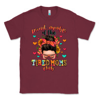 Burgundy proud member of the tired moms club Classic Tee - Zillion Design Studio