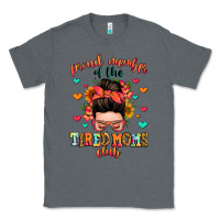 Charcoal Heather proud member of the tired moms club Classic Tee - Zillion Design Studio