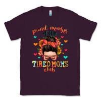 Plum proud member of the tired moms club Classic Tee - Zillion Design Studio