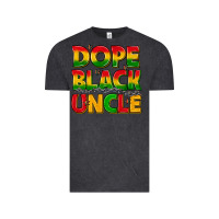 Vintage Black dope black uncle with stars Vintage Tee - texasbilliewilder