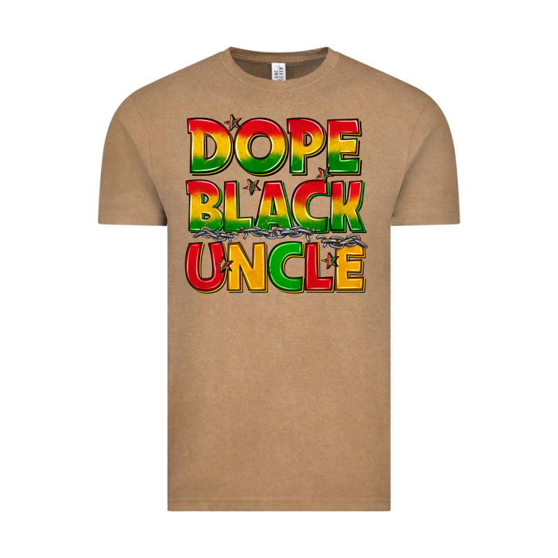 Dope Black Uncle With Stars Vintage Tee by texasbilliewilder | Teevron