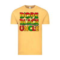 Vintage Mustard dope black uncle with stars Vintage Tee - texasbilliewilder