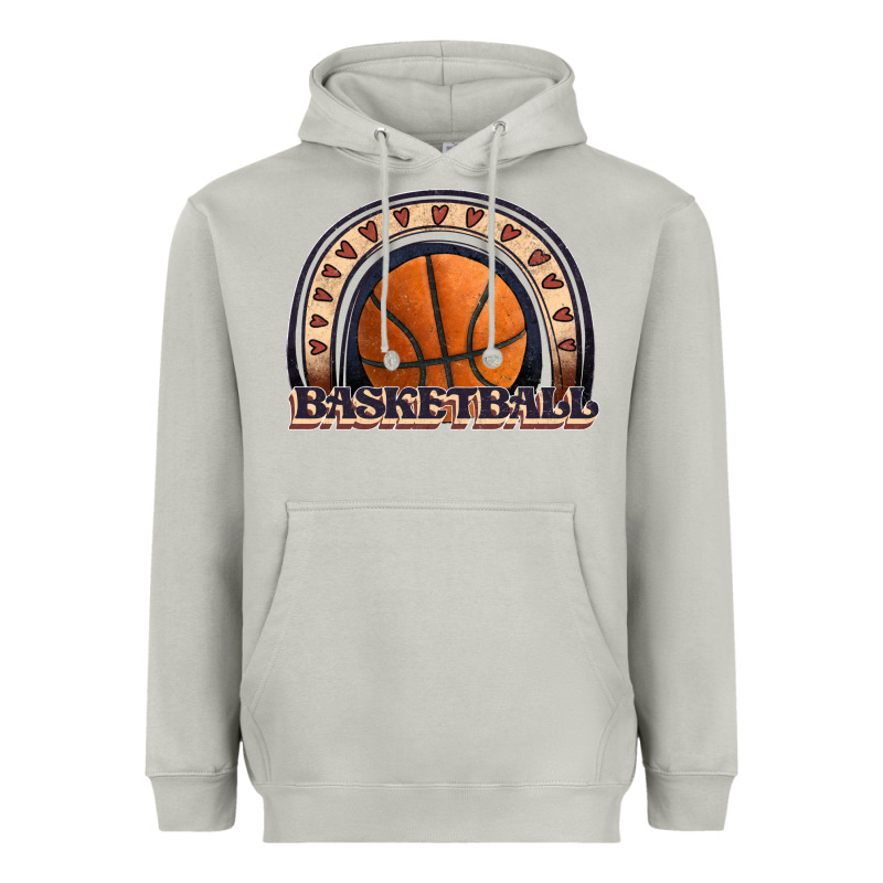 Basketball Rainbow Heavyweight Hoodie by JahusDesignShop | Teevron