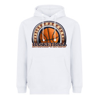 White basketball rainbow Heavyweight Hoodie - JahusDesignShop