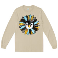 Mushroom penguin sunflower Long Sleeve Tee - RanaPortraitStore
