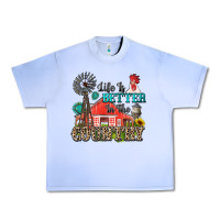 Grape Ice life is better in the country Urban Heavy Tee - Zillion Design Studio