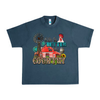 Midnight Navy life is better in the country Urban Heavy Tee - Zillion Design Studio