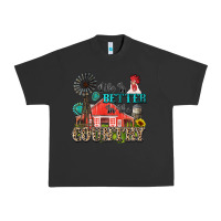 Pigment Black life is better in the country Urban Heavy Tee - Zillion Design Studio