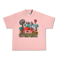Salmon life is better in the country Urban Heavy Tee - Zillion Design Studio