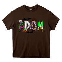 Chocolate Brown adon Heavy Core Tee - CowhideDigitalArt