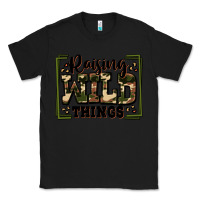 Black raising wild things Classic Tee - Zillion Design Studio