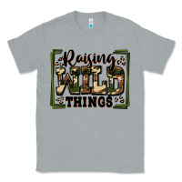 Heather Grey raising wild things Classic Tee - Zillion Design Studio