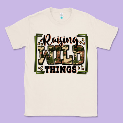 Raising Wild Things Classic Tee Designed By Zillion Design Studio