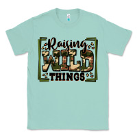 Seafoam raising wild things Classic Tee - Zillion Design Studio