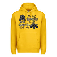 Lemon the best things in life mess up your hair Premium Hoodie - MaliasSmallBusiness