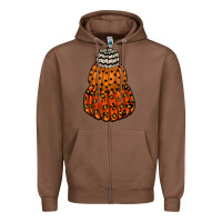 Chestnut pumpkin halloween Zipper Hoodie - RacoonDesign