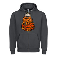 Smoke pumpkin halloween Zipper Hoodie - RacoonDesign