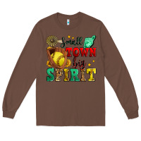 Chestnut small town big spirit softball Long Sleeve Tee - Zillion Design Studio