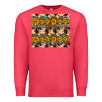 Cardinal seamless poultry farm sunflowers chicken coop tumbler Premium Sweatshirt - Artiststas