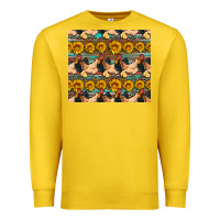 Lemon seamless poultry farm sunflowers chicken coop tumbler Premium Sweatshirt - Artiststas