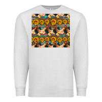 Seamless Poultry Farm Sunflowers Chicken Coop Tumbler Premium Sweatshirt | Teevron