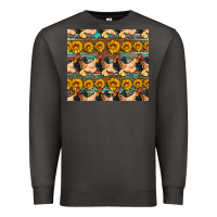 Smoke seamless poultry farm sunflowers chicken coop tumbler Premium Sweatshirt - Artiststas