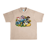 French Oak farm animals truck Urban Heavy Tee - Zillion Design Studio