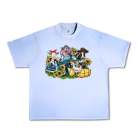 Grape Ice farm animals truck Urban Heavy Tee - Zillion Design Studio