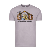 Vintage Zinc With God All Things Are Possible Vintage Tee - RanaPortraitStore
