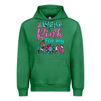 Emerald I Wear Pink For My Mom Urban Hoodie - BundleAndBundleShop