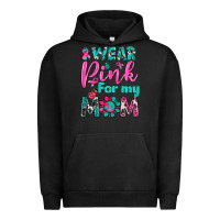 Pigment Black I Wear Pink For My Mom Urban Hoodie - BundleAndBundleShop