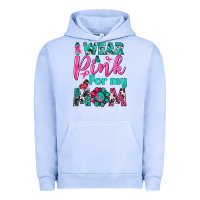 Pigment Grape Ice I Wear Pink For My Mom Urban Hoodie - BundleAndBundleShop