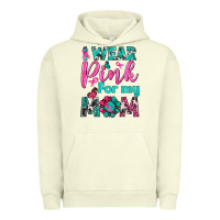 Pigment Pistachio I Wear Pink For My Mom Urban Hoodie - BundleAndBundleShop