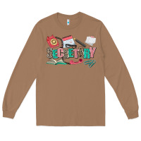 Toasted Coconut secretary Long Sleeve Tee - AdoDesignShop